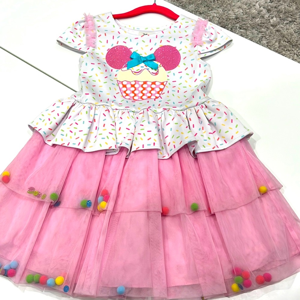 Disney pippa & julie Minnie Mouse tulle dress size 5 🩷host pick 🩷
